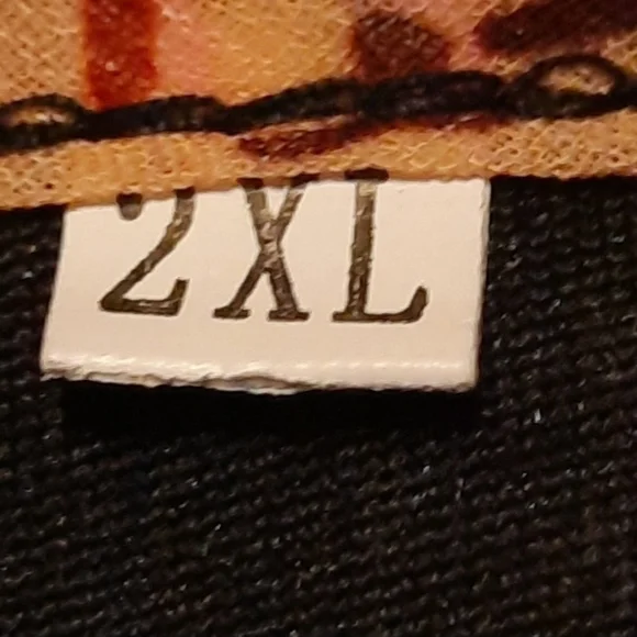 Floral Long Sleeve Blouse Size 2XL - Picture 5 of 8